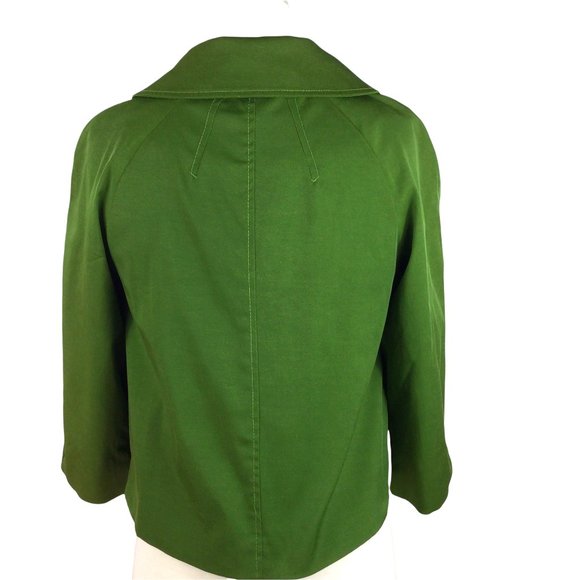 Vertigo Paris Green Cropped Retro Look Jacket, XS - Picture 3 of 6